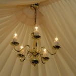 Marquee lighting chandelier
