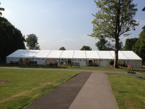 Marquee hire Bournemouth - school open day