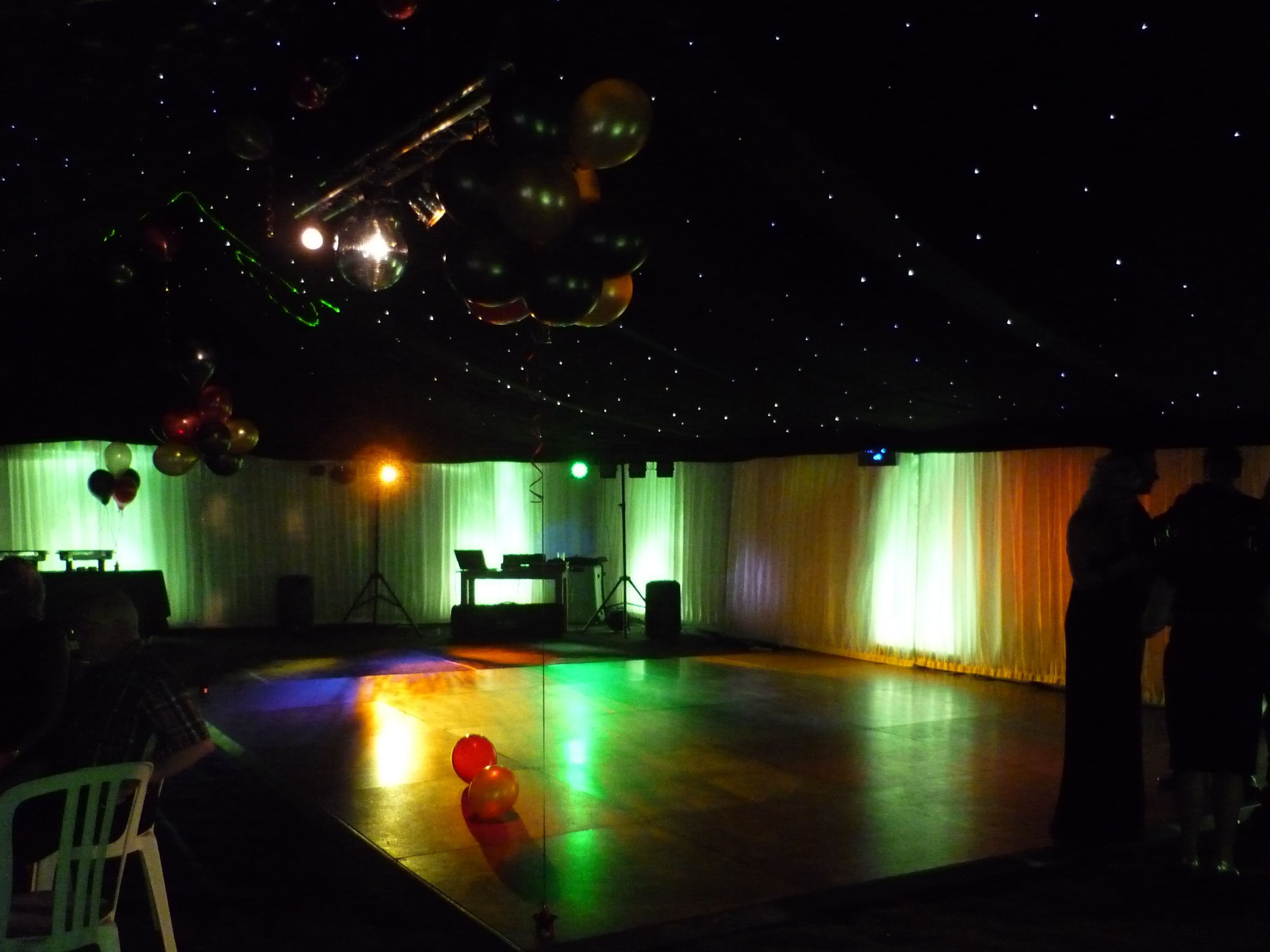 Winter party marquees Dorset