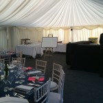 Marquee hire charity event Salisbury. Maidman's Marquees