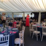 Maidman's Marquees. Hire round tables and chivari chairs