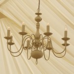 Marquee lighting ivory chandelier
